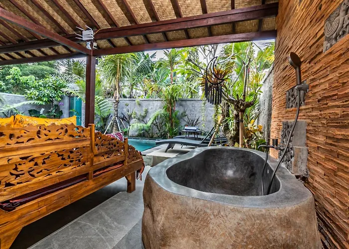 Villa Private Pool & Stone Bath & Covered Terrace