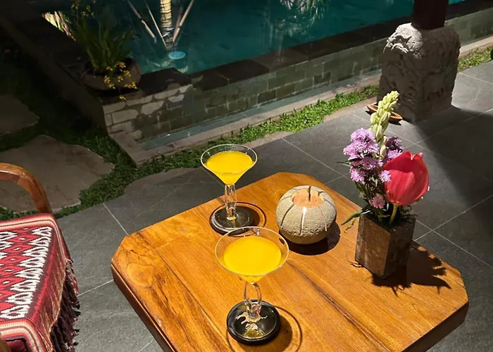 Private Pool & Stone Bath & Covered Terrace Villa Ubud