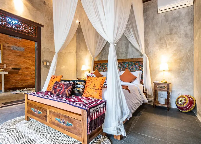 别墅 Private Pool & Stone Bath & Covered Terrace