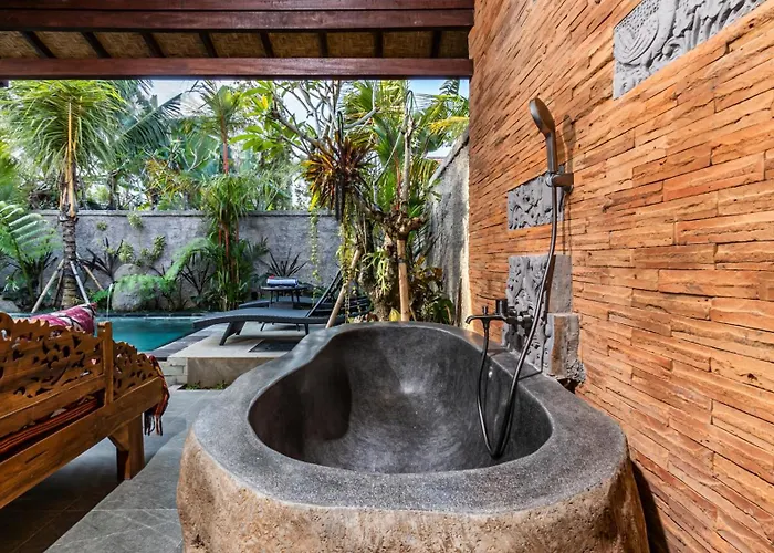 Private Pool & Stone Bath & Covered Terrace